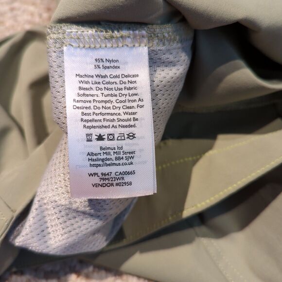 Eddie Bauer Takeoff Chino Shorts Mens 34 Green Classic Fit Stretch Flat Front - Picture 5 of 6